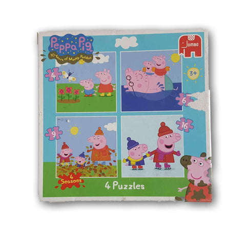 Peppa Pig 4 Puzzles