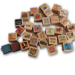 Wooden Stamp Set - Toy Chest Pakistan