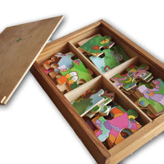 Dora Puzzles - wooden 4 in 1 - Toy Chest Pakistan