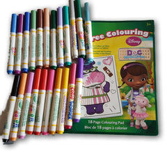 Mess Free Colouring with Doc Mcstuffin Book and Crayola Colour Wonder Markers - Toy Chest Pakistan