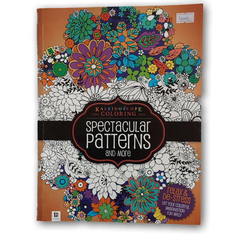 Adult Colouring Book: Spectacular Patterns