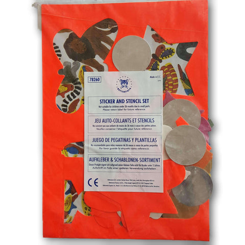 Sticker And Stencil Kit