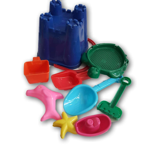 Beach Set (Castle Bucket And Accessories)
