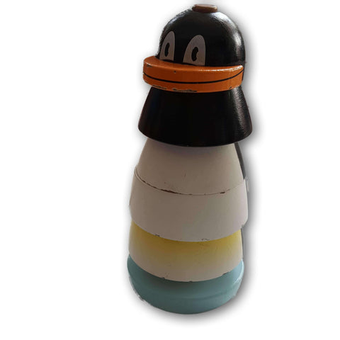 Penguin Ring Stacker (Wooden)