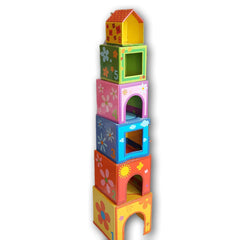 Carboard Stacking House - Toy Chest Pakistan