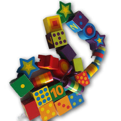 Melissa & Doug Deluxe Wooden Lacing Beads - Toy Chest Pakistan