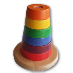 Wooden Stacking Rings - Toy Chest Pakistan