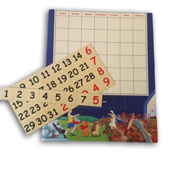 Winnie the Pooh Magnetic calendar - Toy Chest Pakistan