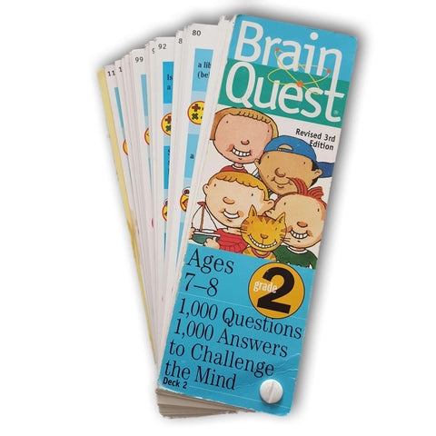 Brain Quest Grade 2, Deck 2 (Ages 7 To 8)