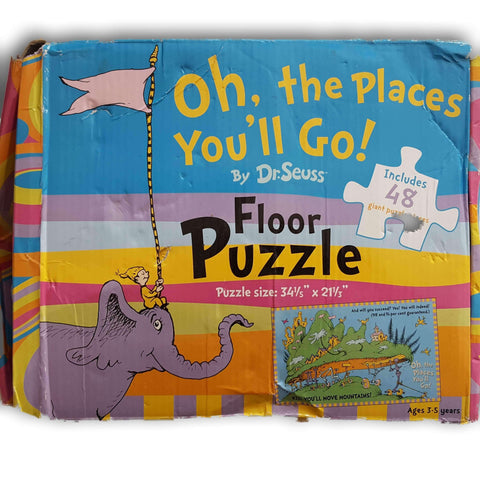 Oh The Places I'Ll Go Floor Puzzle