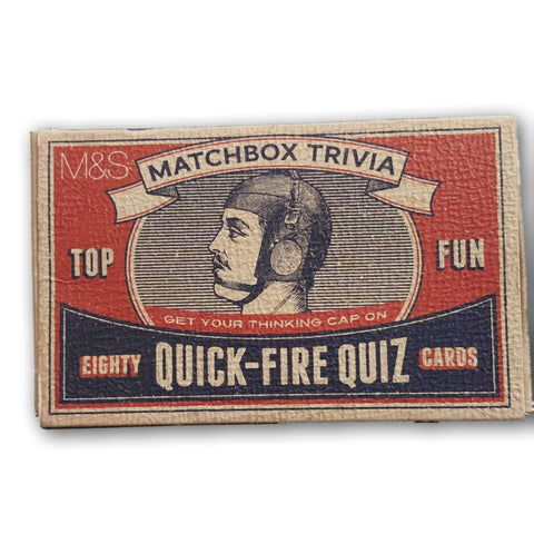 Matchbox Trivia- Quick Fire Quiz