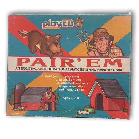 Pair 'Em- Educational Matching And Memory Game