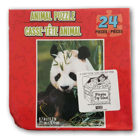 Animal Puzzle (Panda) 24 Pc New