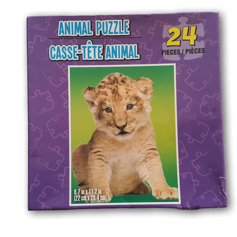 Animal Puzzle (Cub) 24 Pc New