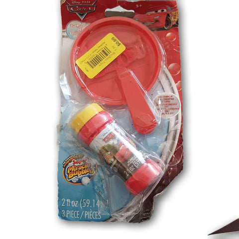 Pixar Cars Bubble Solution And Wand New