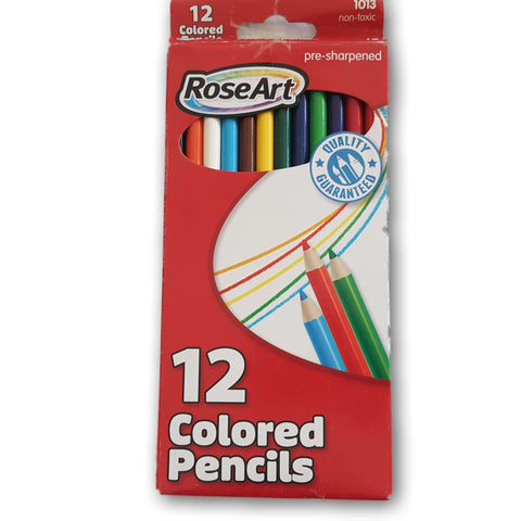 Rose Art 12 Colour Pencils