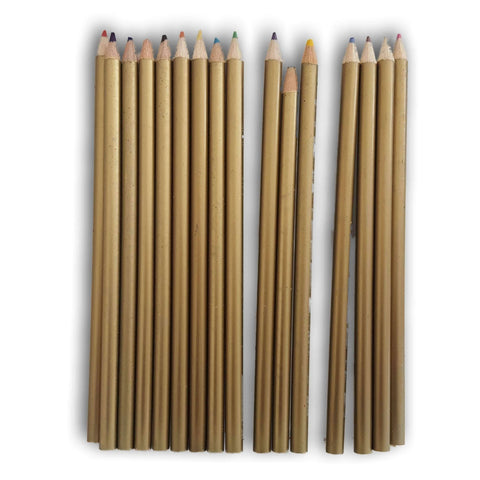 Colour Pencil Set Of 16 (Golden)