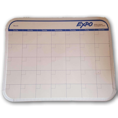 Wipe Clean Monthly Planner Board