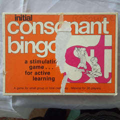 Initial Consonant Bingo - Toy Chest Pakistan