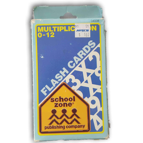 Schoolzone Multiplcation Cards