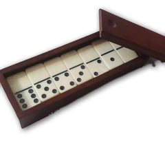 Dominoes in a wooden box - Toy Chest Pakistan