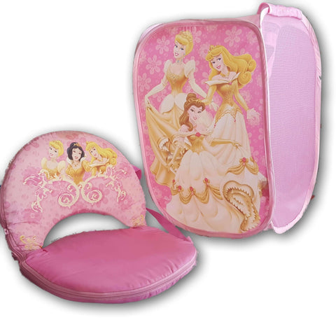 Princesses Chair And Storage Basket
