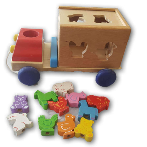 Wooden Animal Shape Sorter