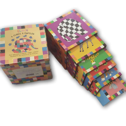 Elmer 6 Stacking Cubes With Box