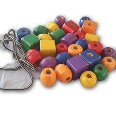 Wooden bead set , small set - Toy Chest Pakistan