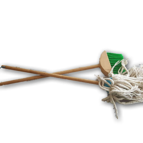 Mop And Broom - Wooden