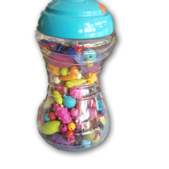 Lock in beads jar - Toy Chest Pakistan