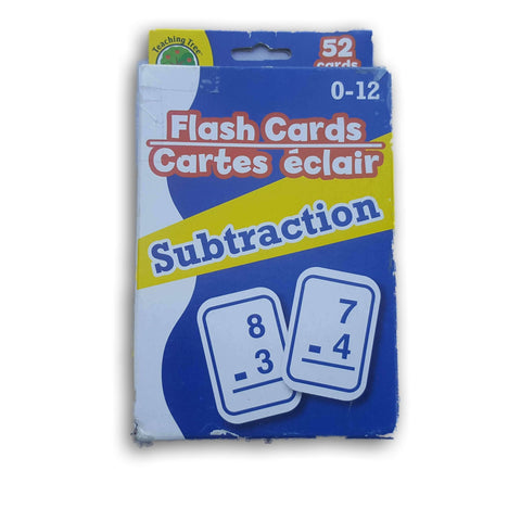 Teaching Tree Subtraction Flashcards