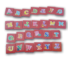 Alphabet tiles with words - Toy Chest Pakistan