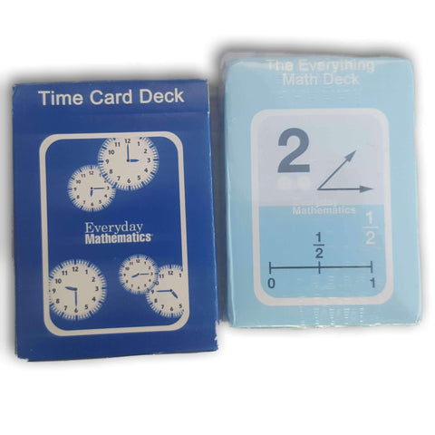 Time Card And Everything Math Card Deck