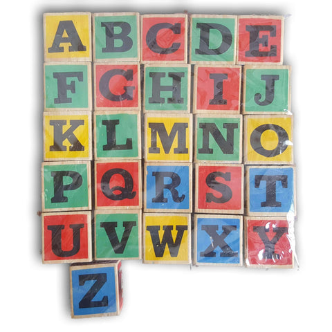 Alphabet Wooden Blocks