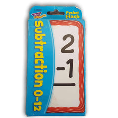 Pocket Flash Cards Subtraction - Toy Chest Pakistan