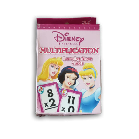 Disney Princess Multiplication Cards