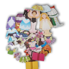 Magnetic wooden Doll Dressup Set - Toy Chest Pakistan