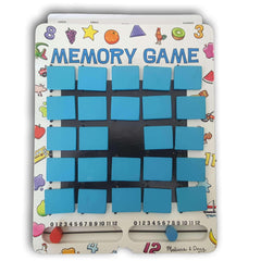 Melissa & Doug Flip to Win Travel Memory Game - Wooden Game Board, 7 Double-Sided Cards - Toy Chest Pakistan