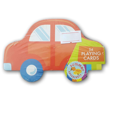 54 Playing Cards - Car Shaped New