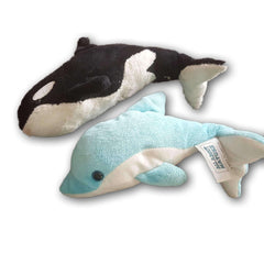 Stuffed Orca and Dolphin - Toy Chest Pakistan