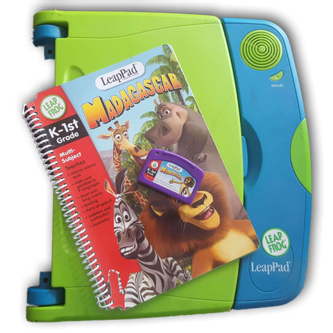 Leap Pad With Madagascar Book And Cartridge