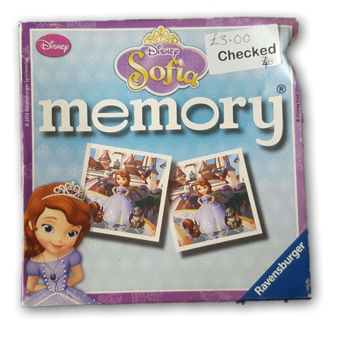 Sofia The First Memory Game