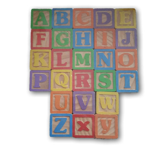 Wooden Block A- Z