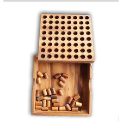 Wooden checkers - Toy Chest Pakistan