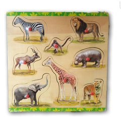 Jungle Animal Inset Puzzle - Toy Chest Pakistan