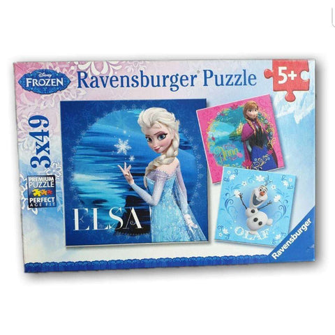 Frozen 3 in 1 Puzzle