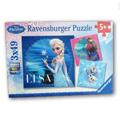 Frozen 3 in 1 Puzzle - Toy Chest Pakistan