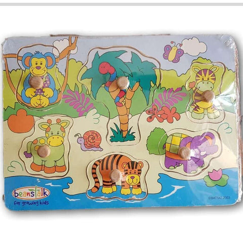 Beanstalk Large Knobbed Puzzle