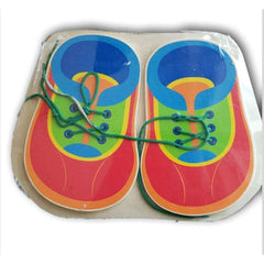 Wooden Shoelace puzzle - Toy Chest Pakistan